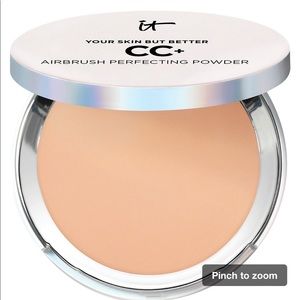NWT IT Cosmetics CC+ Airbrush Perfecting Finishing Powder Pressed Medium
